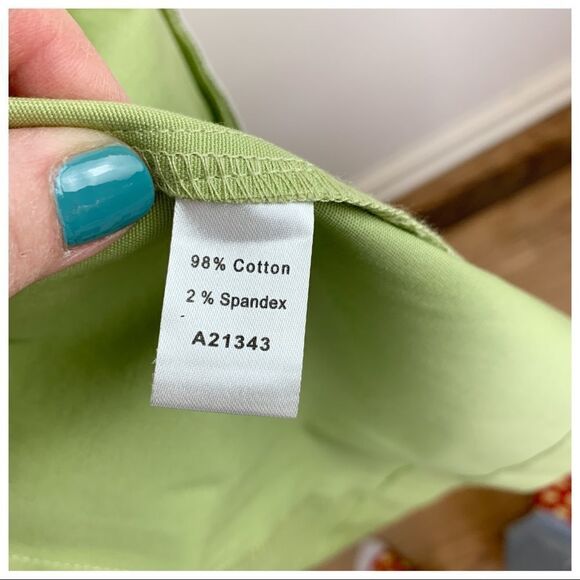 Appleseed's Light Green‎ Cotton Front Zip Jacket M - Picture 9 of 11